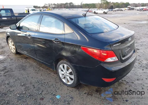 2012 Hyundai Accent Gls from USA, damaged, VIN KMHCU4AE6CU134233
